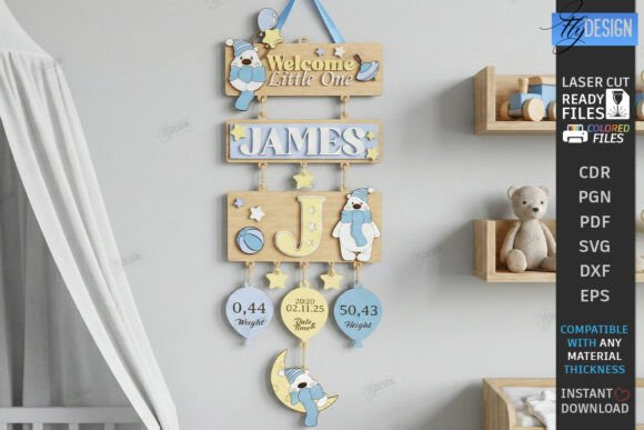 3D Layered Sign for Newborn Laser Cut: A Designer’s Review