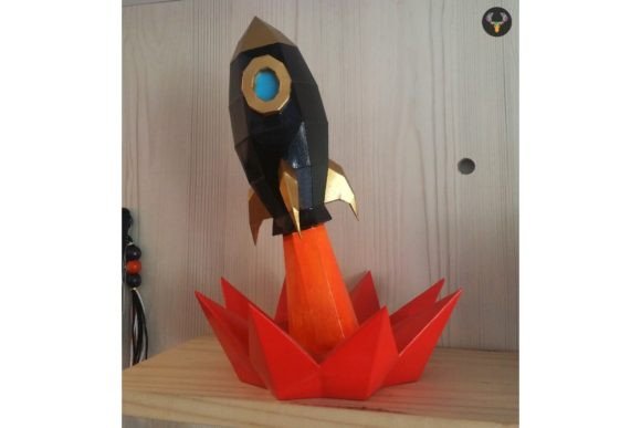 3D Papercraft Rocket: A Space-Savvy 3D SVG Review