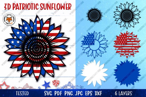 3D Sunflower 4th of July SVG: A Seller’s Review