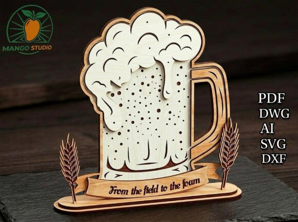 Beer Mug 3D Layered Sign Laser Cut: A Father S Day Seller Review
