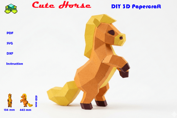 Cute Horse DIY 3D Papercraft: A Designer’s Review