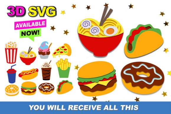 Fast Food 3D SVG Review: A Designer’s Take on Shapes for Real Projects
