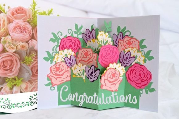 Flower Bouquet 3D Pop Up Card: A Designer’s Review for Mother S Day Branding