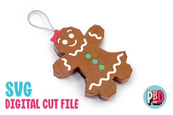 Gingerbread Woman 3D SVG Christmas Ornament Review