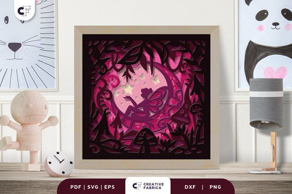 Little Fairy 3D Shadow Box Paper Cut SVG Review
