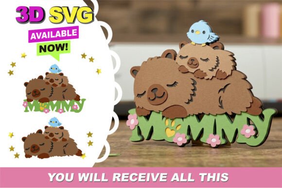 Mommy Capybara 3D SVG: A Mother S Day Craft Review